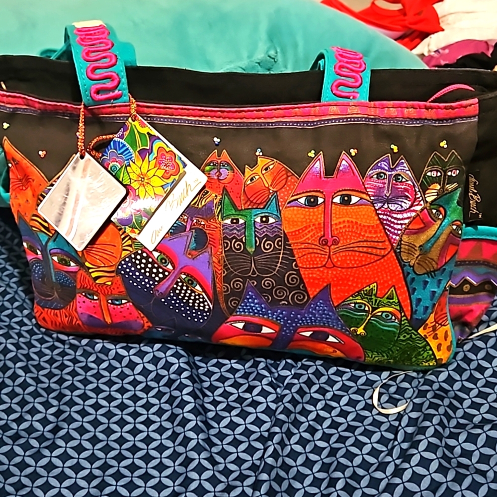 Laurel Burch tote